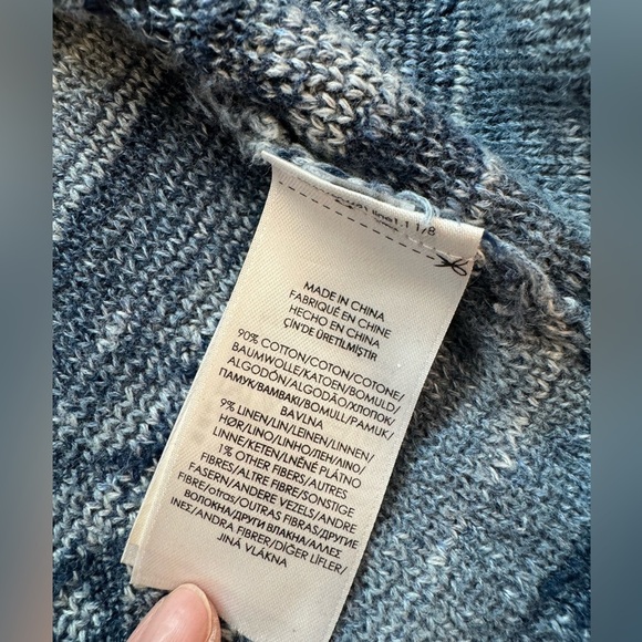 Polo RALPH LAUREN Womens Knit Sweater Blue Aztec Pattern size SP - Picture 5 of 6